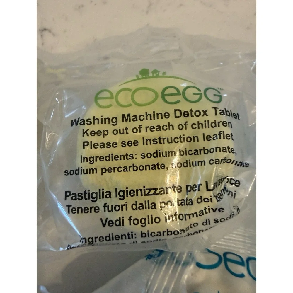 Ecoegg Laundry Egg FRESH LINEN  1080 Loads W/ DETOX TABLETS LAUNDRY  System
